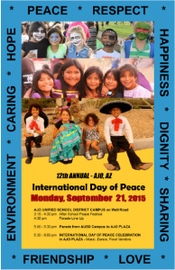 12th Annual International Day of Peace @ Historic Plaza,  Ajo, Az. | Ajo | Arizona | United States